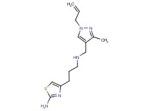 4-(3-{[(1-allyl-3-methyl-1H-pyrazol-4-yl)methyl]amino}propyl)-1,3-thiazol-2-amine