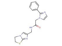 N-(2,3-dihydroimidazo[2,1-b][1,3]thiazol-6-ylmethyl)-2-(2-phenyl-1H-imidazol-1-yl)acetamide