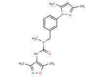 N'-(3,5-dimethylisoxazol-4-yl)-N-[3-(3,5-dimethyl-1H-pyrazol-1-yl)benzyl]-N-methylurea