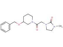 1-{2-[3-(benzyloxy)piperidin-1-yl]-2-oxoethyl}-3-methylimidazolidin-2-one
