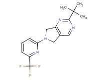 2-tert-butyl-6-[6-(trifluoromethyl)pyridin-2-yl]-6,7-dihydro-5H-pyrrolo[3,4-d]pyrimidine