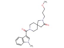 2-(3-methoxypropyl)-8-[(1-methyl-1H-indol-3-yl)carbonyl]-2,8-diazaspiro[4.5]decan-3-one
