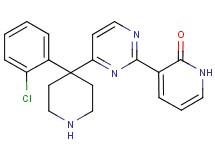 3-{4-[4-(2-chlorophenyl)-4-piperidinyl]-2-pyrimidinyl}-2(1H)-pyridinone hydrochloride