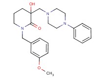 3-hydroxy-1-(3-methoxybenzyl)-3-[(4-phenyl-1-piperazinyl)methyl]-2-piperidinone