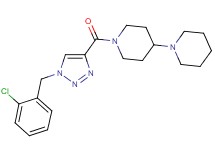 1'-{[1-(2-chlorobenzyl)-1H-1,2,3-triazol-4-yl]carbonyl}-1,4'-bipiperidine
