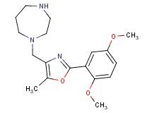 1-{[2-(2,5-dimethoxyphenyl)-5-methyl-1,3-oxazol-4-yl]methyl}-1,4-diazepane