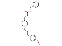 3-{1-[(2E)-3-(4-methoxyphenyl)-2-propen-1-yl]-4-piperidinyl}-N-(3-pyridinylmethyl)propanamide