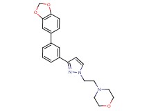 4-(2-{3-[3-(1,3-benzodioxol-5-yl)phenyl]-1H-pyrazol-1-yl}ethyl)morpholine