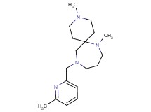 3,7-dimethyl-11-[(6-methylpyridin-2-yl)methyl]-3,7,11-triazaspiro[5.6]dodecane