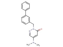 2-(3-biphenylylmethyl)-5-(dimethylamino)-3(2H)-pyridazinone