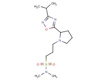 3-[2-(3-isopropyl-1,2,4-oxadiazol-5-yl)-1-pyrrolidinyl]-N,N-dimethyl-1-propanesulfonamide