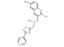 6-methyl-3-[(methyl{[3-(4-pyridinyl)-1,2,4-oxadiazol-5-yl]methyl}amino)methyl]-2-quinolinol
