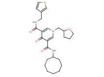 N-cyclooctyl-4-oxo-1-(tetrahydro-2-furanylmethyl)-N'-(3-thienylmethyl)-1,4-dihydro-3,5-pyridinedicarboxamide