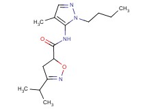 N-(1-butyl-4-methyl-1H-pyrazol-5-yl)-3-isopropyl-4,5-dihydroisoxazole-5-carboxamide