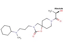 3-{3-[cyclohexyl(methyl)amino]propyl}-8-[(2R)-2-hydroxypropanoyl]-1-oxa-3,8-diazaspiro[4.5]decan-2-one
