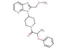 2-(methoxymethyl)-3-[1-(2-phenoxypropanoyl)-4-piperidinyl]-3H-imidazo[4,5-b]pyridine