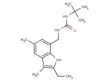 N-(tert-butyl)-N'-[(2-ethyl-3,5-dimethyl-1H-indol-7-yl)methyl]urea