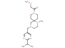 4-[(2-isopropylpyrimidin-5-yl)methyl]-9-(methoxyacetyl)-1-methyl-1,4,9-triazaspiro[5.5]undecane