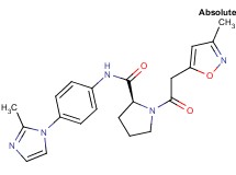 N-[4-(2-methyl-1H-imidazol-1-yl)phenyl]-1-[(3-methylisoxazol-5-yl)acetyl]-L-prolinamide