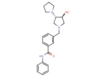 3-{[(3'S*,4'S*)-4'-hydroxy-1,3'-bipyrrolidin-1'-yl]methyl}-N-phenylbenzamide