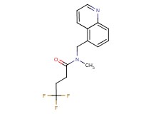 4,4,4-trifluoro-N-methyl-N-(5-quinolinylmethyl)butanamide