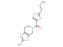 5-[(2-propyl-1,3-thiazol-4-yl)carbonyl]-4,5,6,7-tetrahydro[1,3]thiazolo[5,4-c]pyridin-2-amine