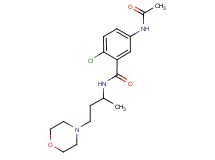 5-(acetylamino)-2-chloro-N-(1-methyl-3-morpholin-4-ylpropyl)benzamide