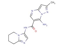 7-amino-2-methyl-N-(5,6,7,8-tetrahydroimidazo[1,2-a]pyridin-3-yl)pyrazolo[1,5-a]pyrimidine-6-carboxamide