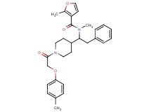 N,2-dimethyl-N-(1-{1-[(4-methylphenoxy)acetyl]-4-piperidinyl}-2-phenylethyl)-3-furamide