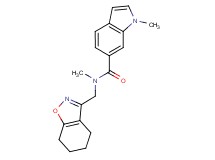 N,1-dimethyl-N-(4,5,6,7-tetrahydro-1,2-benzisoxazol-3-ylmethyl)-1H-indole-6-carboxamide