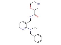 N-({2-[benzyl(methyl)amino]pyridin-3-yl}methyl)morpholine-2-carboxamide