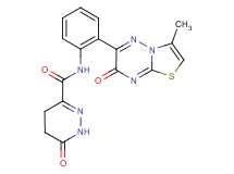 N-[2-(3-methyl-7-oxo-7H-[1,3]thiazolo[3,2-b][1,2,4]triazin-6-yl)phenyl]-6-oxo-1,4,5,6-tetrahydropyridazine-3-carboxamide