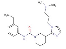 3-{1-[3-(dimethylamino)propyl]-1H-imidazol-2-yl}-N-(3-ethylphenyl)piperidine-1-carboxamide