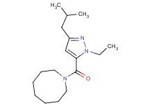 1-[(1-ethyl-3-isobutyl-1H-pyrazol-5-yl)carbonyl]azocane