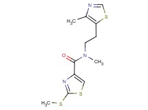 N-methyl-N-[2-(4-methyl-1,3-thiazol-5-yl)ethyl]-2-(methylthio)-1,3-thiazole-4-carboxamide