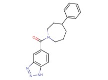 5-[(4-phenylazepan-1-yl)carbonyl]-1H-1,2,3-benzotriazole
