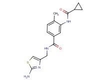 N-[(2-amino-1,3-thiazol-4-yl)methyl]-3-[(cyclopropylcarbonyl)amino]-4-methylbenzamide