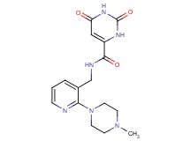 N-{[2-(4-methylpiperazin-1-yl)pyridin-3-yl]methyl}-2,6-dioxo-1,2,3,6-tetrahydropyrimidine-4-carboxamide