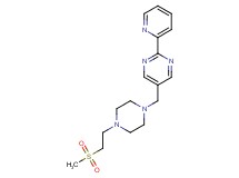 5-({4-[2-(methylsulfonyl)ethyl]piperazin-1-yl}methyl)-2-pyridin-2-ylpyrimidine