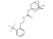 2-(3-hydroxy-1-adamantyl)-N-{2-[2-(trifluoromethyl)phenyl]ethyl}acetamide