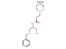 N-[(1R)-2-(benzyloxy)-1-(hydroxymethyl)ethyl]-3-(1,2-oxazinan-2-yl)propanamide