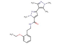 N-[2-(2-ethoxyphenyl)ethyl]-1,1',3',5'-tetramethyl-1H,1'H-3,4'-bipyrazole-5-carboxamide
