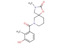 7-(3-hydroxy-2-methylbenzoyl)-3-methyl-1-oxa-3,7-diazaspiro[4.5]decan-2-one