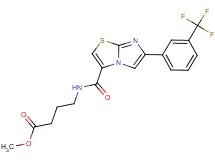 methyl 4-[({6-[3-(trifluoromethyl)phenyl]imidazo[2,1-b][1,3]thiazol-3-yl}carbonyl)amino]butanoate