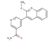 5-(2-methoxyquinolin-3-yl)nicotinamide