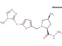 (2S,4S)-4-amino-N-methyl-1-({5-[(4-methyl-4H-1,2,4-triazol-3-yl)thio]-2-furyl}methyl)pyrrolidine-2-carboxamide