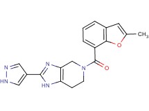 5-[(2-methyl-1-benzofuran-7-yl)carbonyl]-2-(1H-pyrazol-4-yl)-4,5,6,7-tetrahydro-1H-imidazo[4,5-c]pyridine