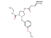 (4S)-1-(3-ethoxybenzyl)-N-ethyl-4-[(3E)-pent-3-enoylamino]-L-prolinamide