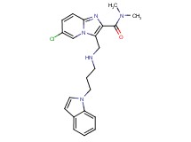 6-chloro-3-({[3-(1H-indol-1-yl)propyl]amino}methyl)-N,N-dimethylimidazo[1,2-a]pyridine-2-carboxamide