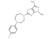 5-[4-(4-fluorophenyl)-1,4-diazepan-1-yl]-1,3-dimethyl-1H-pyrazolo[3,4-d][1,3]thiazole